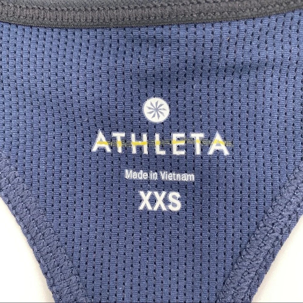Athleta Electric Geo Triple Dare Sports Bra Cutout